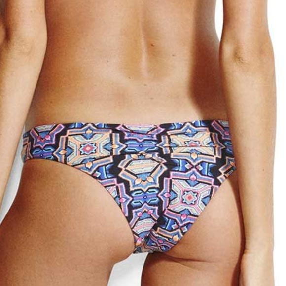 SEAFOLLY Sun Temple Ruched Brazilian Bikini Bottom - Picture 1 of 3